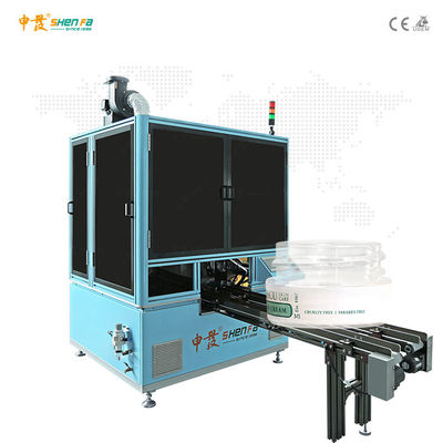 SF-SR12B-G Mesin sablon otomatis untuk toples empat warna overprinting