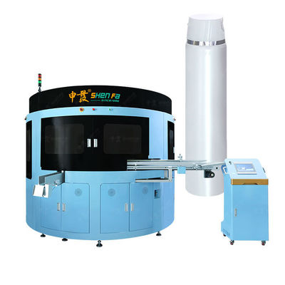 Sablon Hot Foil Stamping Machine 4 Warna Varnishing Cetak Pada Botol Lotion Kosmetik