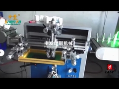 Lini produksi sablon semi otomatis untuk botol plastik