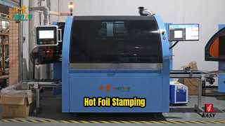 Mesin stamping foil panas berkecepatan tinggi untuk tabung